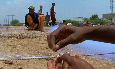 Problems of net makers for fishing in coastal areas