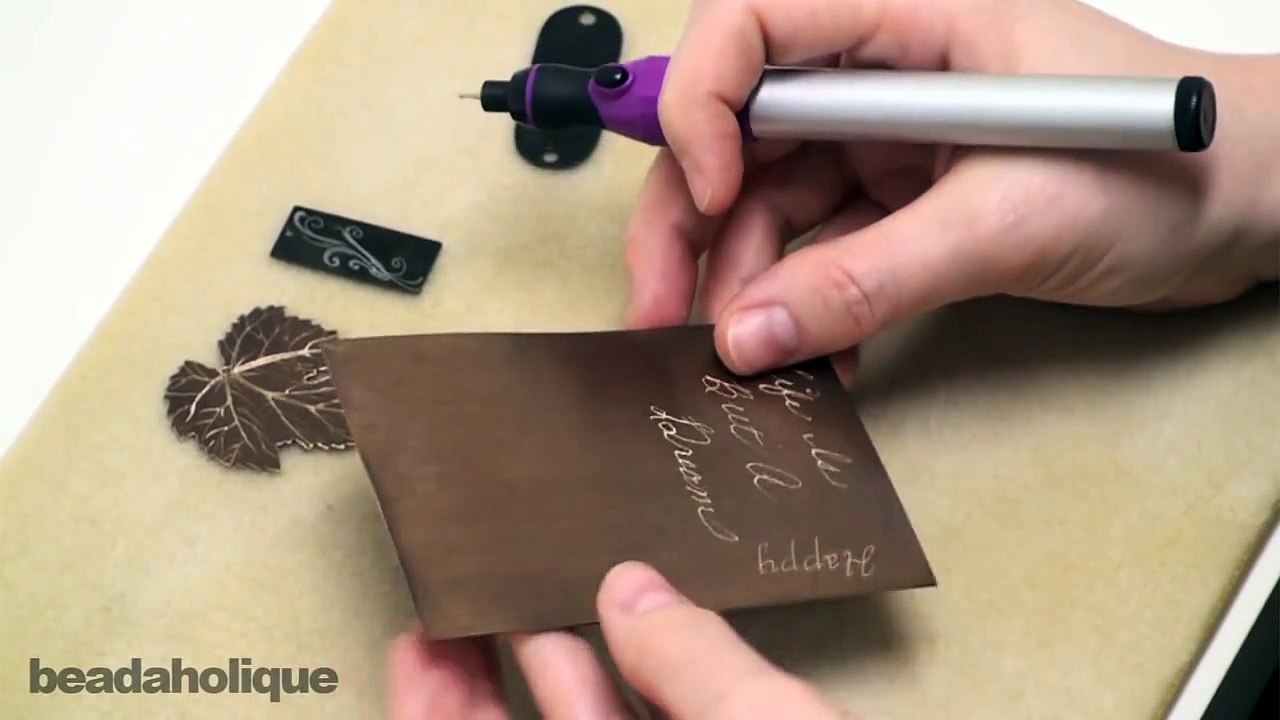 How To Use The BeadSmith Cordless Micro Engraver