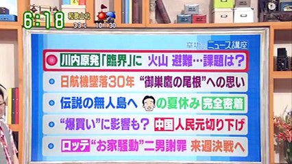 辛坊治郎の朝刊早読みニュース 20150812