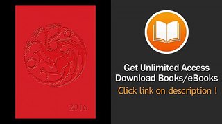 Game Of Thrones 2015-2016 16-Month Executive Engagement Calendar EBOOK (PDF) REVIEW