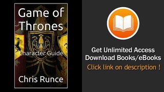 Game Of Thrones Character Guide EBOOK (PDF) REVIEW