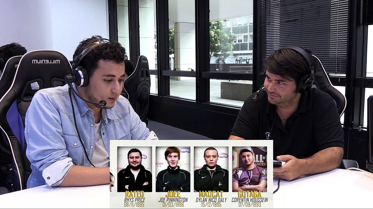 Annonce Team Millenium CoD - Gotaga / Llewellys