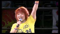 {YMZ} (24 Hour Wrestling) (Kaori Yoneyama exercise and warm-up for the wrestlers and fans) (7/26/15)