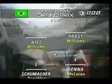 F1 1993 Interlagos start   crash