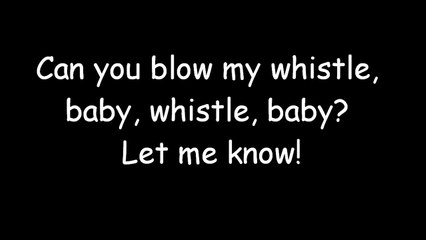 Glee - Whistle (Lyrics) HD