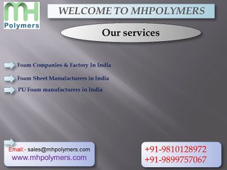 Foam Sheet Manufacturers in India