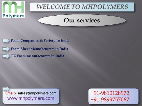 Foam Sheet Manufacturers in India
