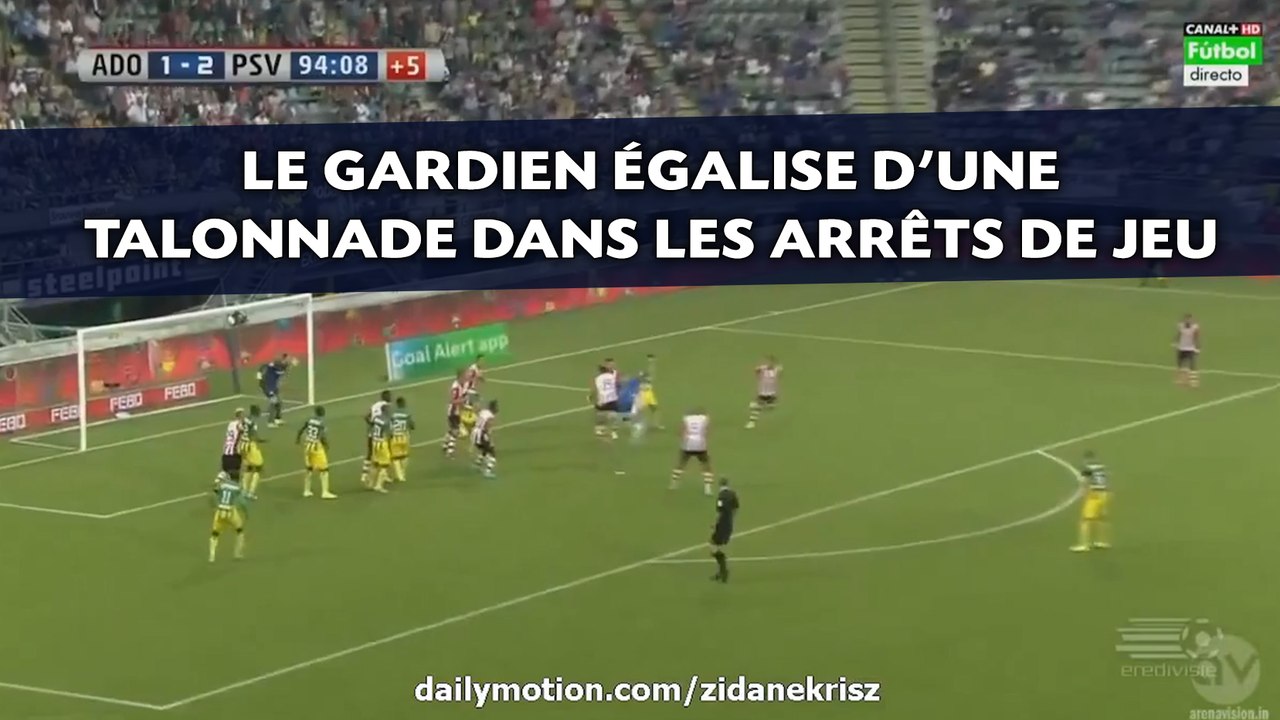 Le gardien égalise d'une talonnade dans les arrêts de jeu