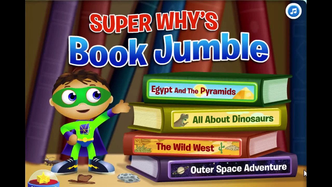 Super Why Book Jumble Cartoon Animation PBS Kids Game Play Walkthrough [Full Episode]