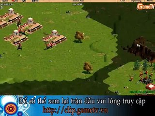[GameTV.vn] AOE Giao Luu Assyrian | Dinosaur vs HoangMaiNhi  Tran 2 (010612)