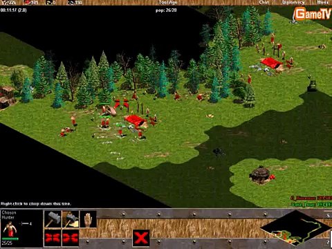 [GameTV.vn] AOE Giao Luu Random | Dinosaur vs Vanlove Tran 8 (010612)