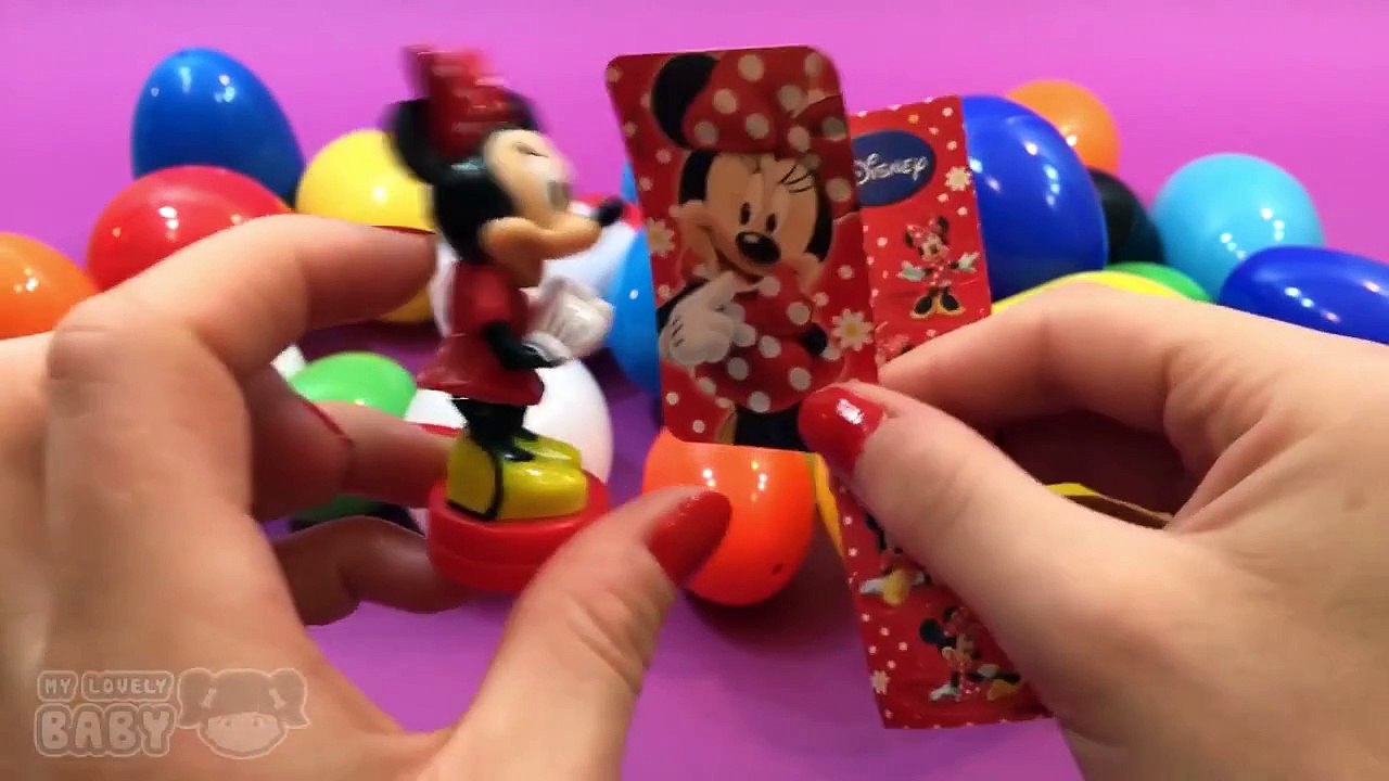 Disney Frozen Peppa Pig Spongebob Hello Kitty Huge 30 Surprise Eggs!