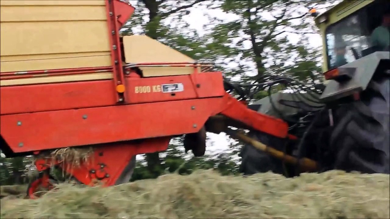 [HD] Grasernte|| Fendt Favorit 615 + MB Trac + Ladewagen