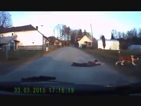 Неожиданный сюрприз на дороге в Чехии