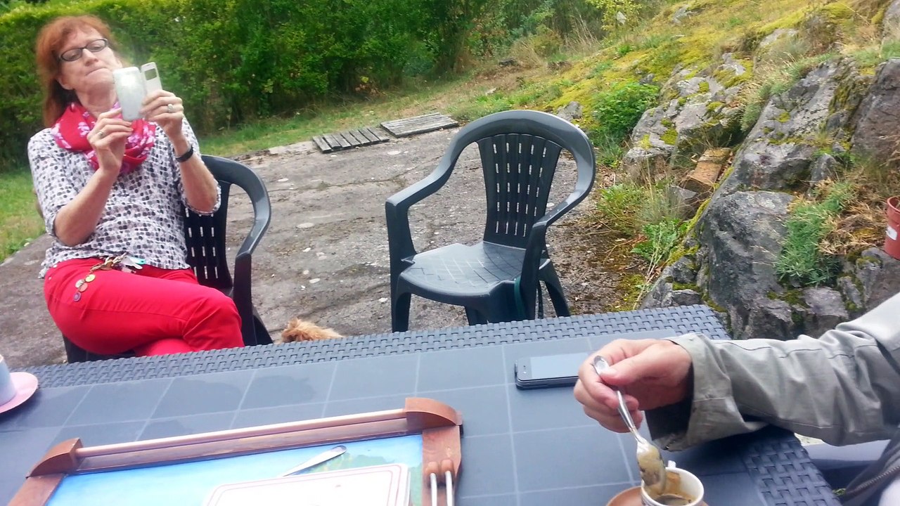 Bernard Menéz fais son cinéma à Thiefosse le 10 Août 2015