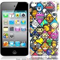 Cute Zoo Cartoon Animals Fashion Hard Case Cover Skin for Apple iPod Touch 4