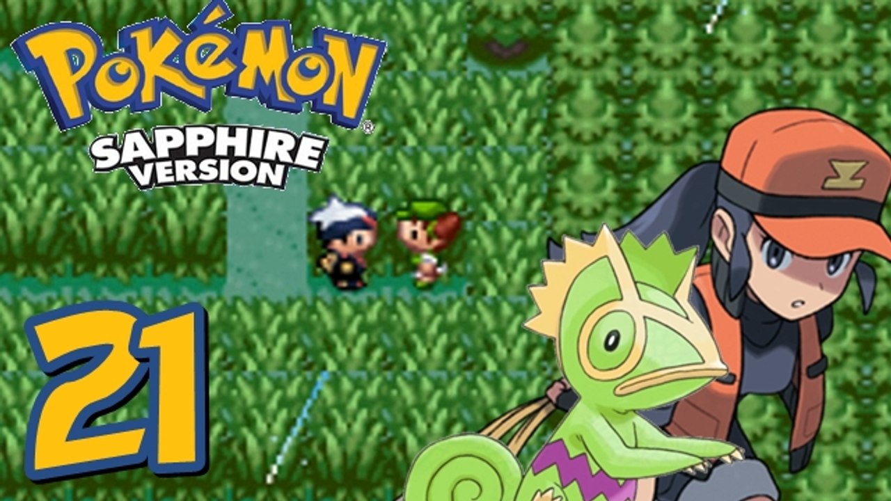 Lets Play - Pokemon Saphier [21] Trainer Kämpfe im Regen