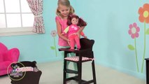 Girls Doll Wooden High Chair And Cot For Princess Dolls KidKraft LIL Range Of Dolls Furnit