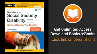 Nolos Guide to Social Security Disability Getting and Keeping Your Benefits EBOOK (PDF) REVIEW
