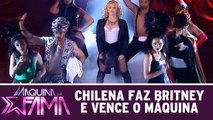 Chilena faz Britney Spears e vence o Máquina