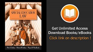 Special Education Law EBOOK (PDF) REVIEW