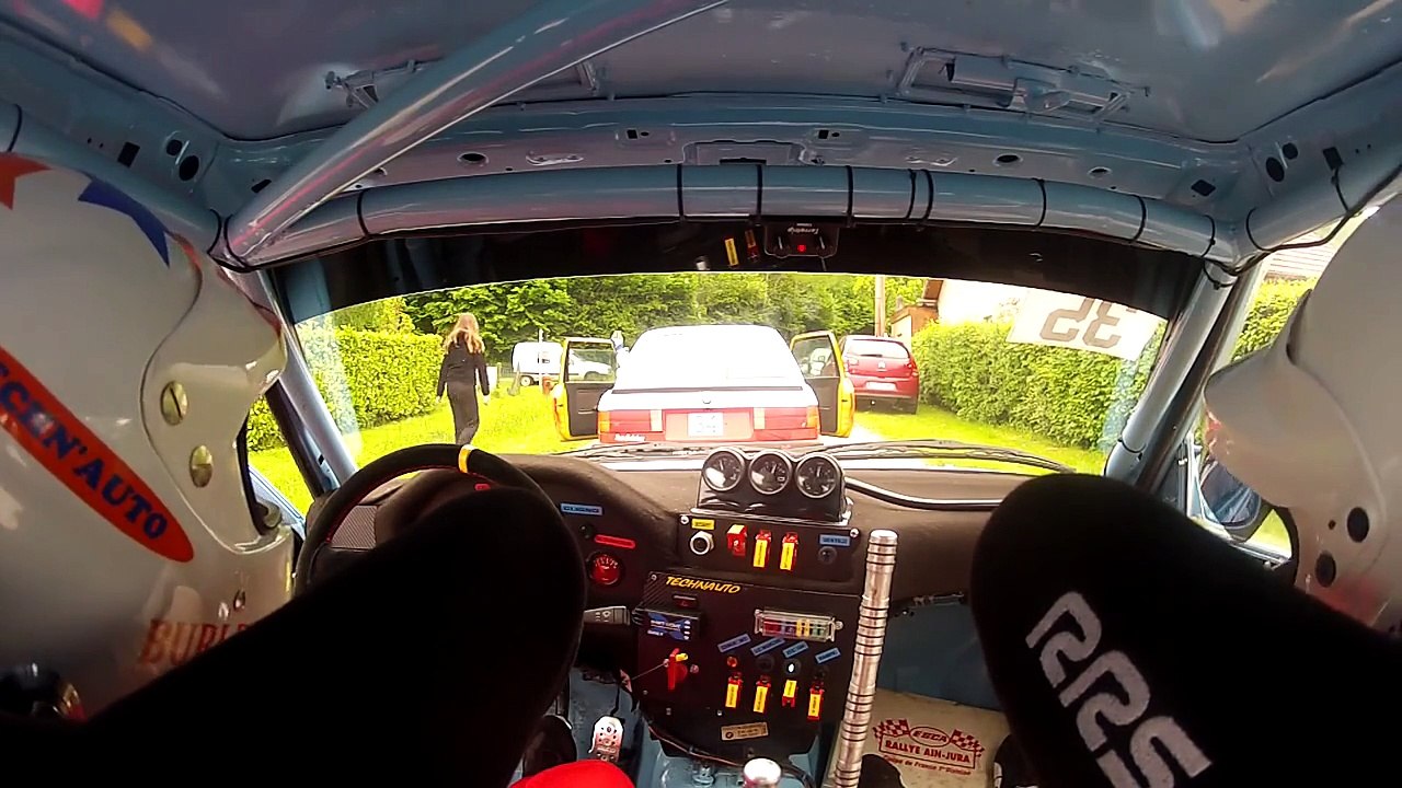 CAMERA EMBARQUE BMW 320 f2014 burlet/ bonzon es2 rallye du  val d orain 2013