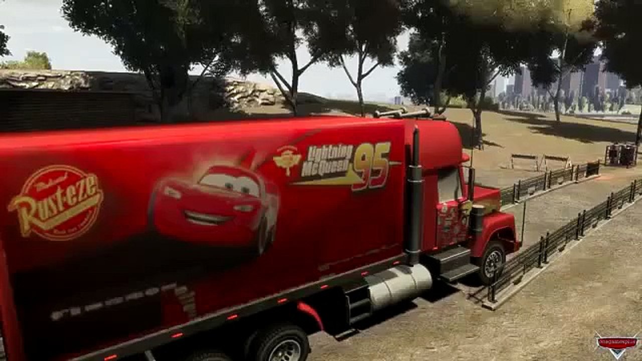 Disney car PIXAR Mack Truck Ken Block Style Drift Rally Track by onegamesplus