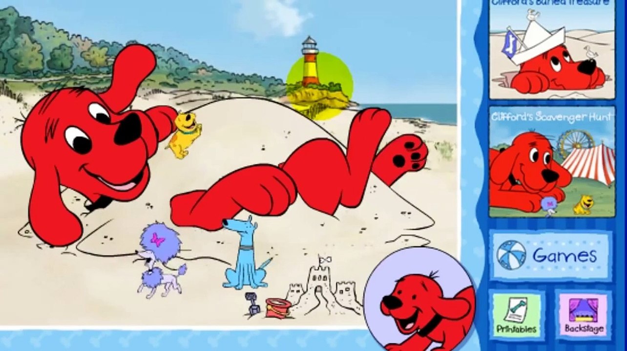Clifford the big red dog full episodes game player for kids cartoon game