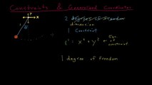Constraints and generalized coordinates