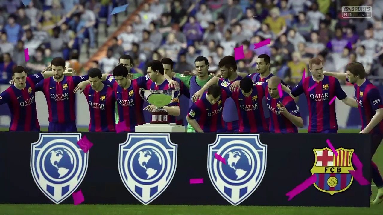 FIFA 15 PS4 1080p HD Mejores jugadas RMA-FCB Final Supercopa de España Campeones