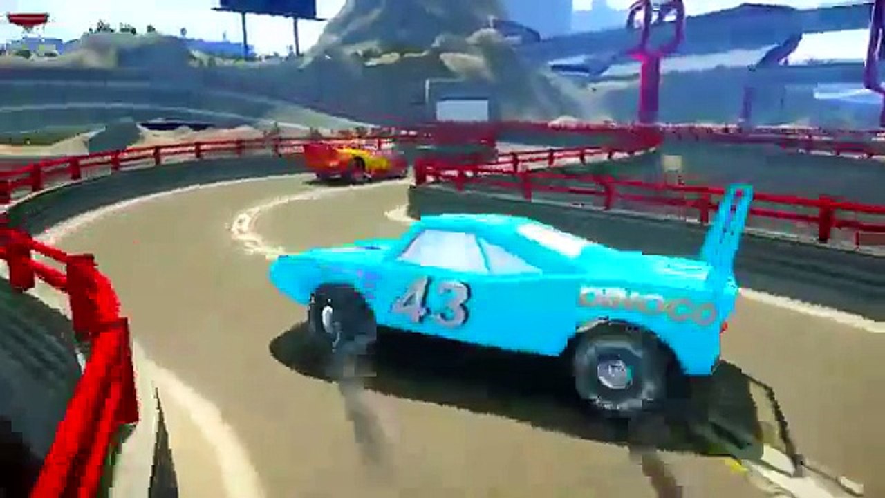 So, guys, Epic Battle Dinoco King 43 VS Lightning McQueen Disney cars on our channel onegamesplus