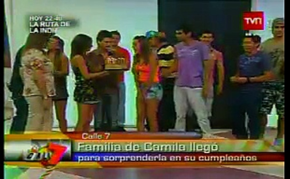 Calle 7 5ta Temporada 2011 "Camila Andrade cumpleaños."