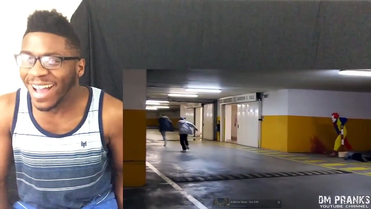 "Killer Clown Scare Prank!" REACTION!!!!!