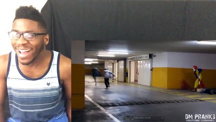 "Killer Clown Scare Prank!" REACTION!!!!!