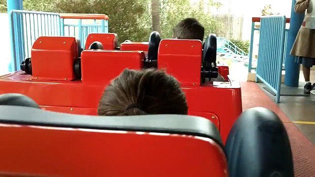 Disney Land California Screamin' Roller Coaster Ride! HD