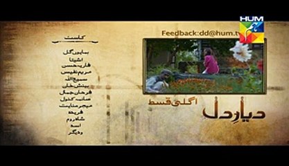 Diyar E Dil Episode 23 Promo HUM TV Drama 11 Aug, 2015