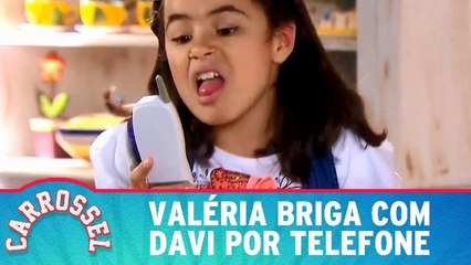 Valéria briga com Davi por telefone