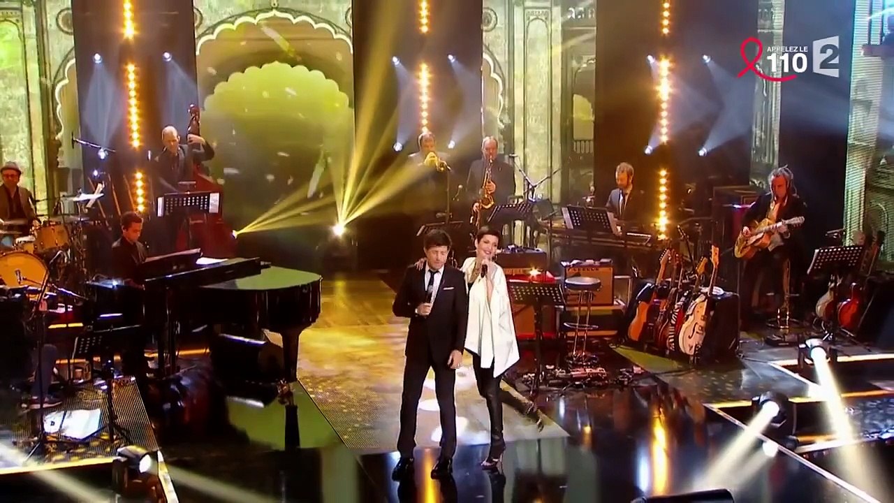 Cristina Cordula et Vincent Niclo chantent  C'est Magnifique  (1)