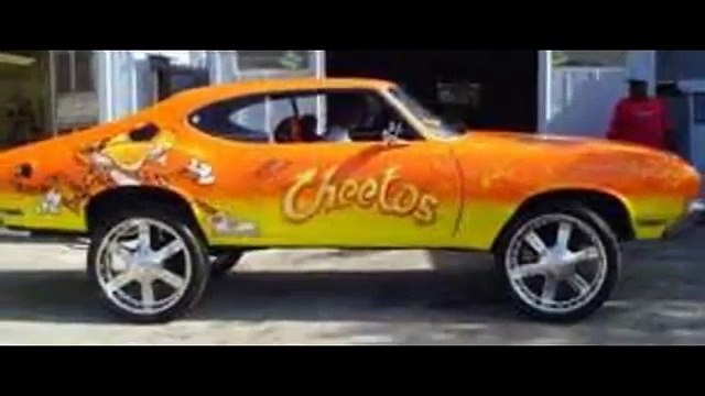 DONK CARS,HIP HOP CARS,PIMPED OUT CARS,DONKEY KONG 40 KING KONG BLADES * DAMN!