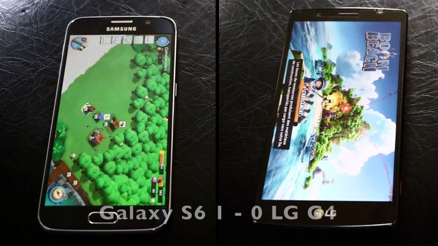 Samsung Galaxy S6 vs LG G4 : le speed test