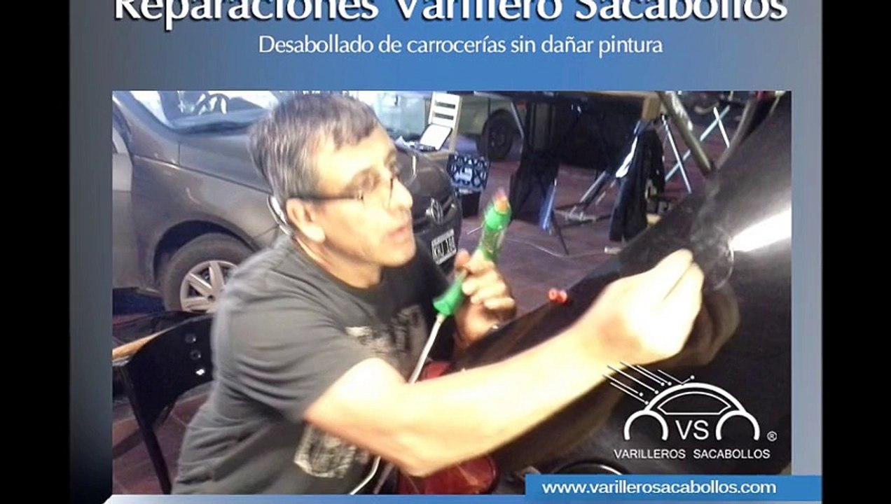 Reparaciones de golpes en la carroceria que se pueden realizar sin dañar la pintura Varilleros Sacabollos