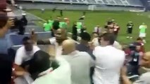 Wanchope protagonizó pelea en tribunas