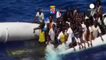 بحران در دریای مدیترانه؛۵۰ مهاجر دیگر در آب ها ناپدید شدند