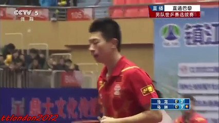 Ma Long vs Ma Lin (Chinese Trials 2013)