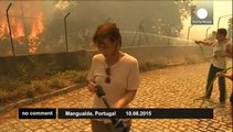 Heatwave fuels forest fires in Portugal