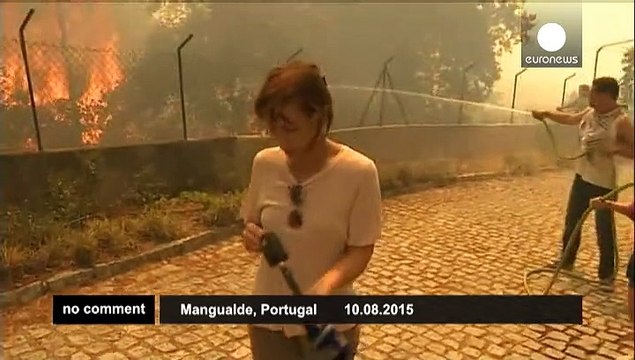 Heatwave fuels forest fires in Portugal