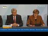 Joachim Gauck designierter Bundespräsident - Merkel taktiert 2013 auf eine große Koalition