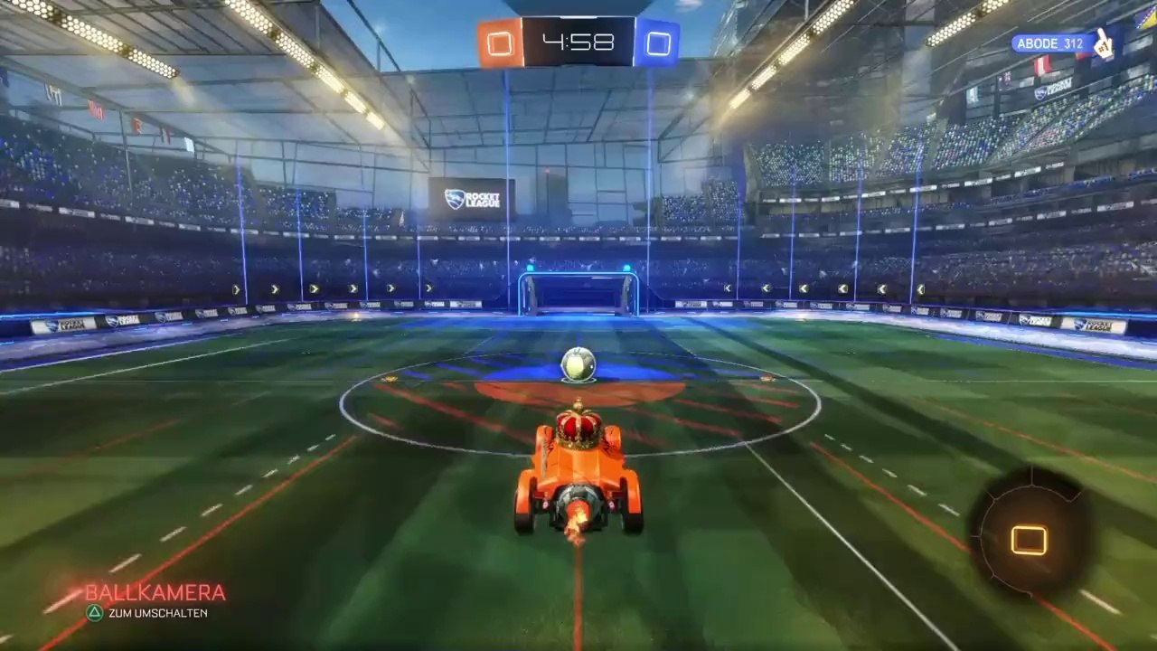 Rocket league: nose slide goal