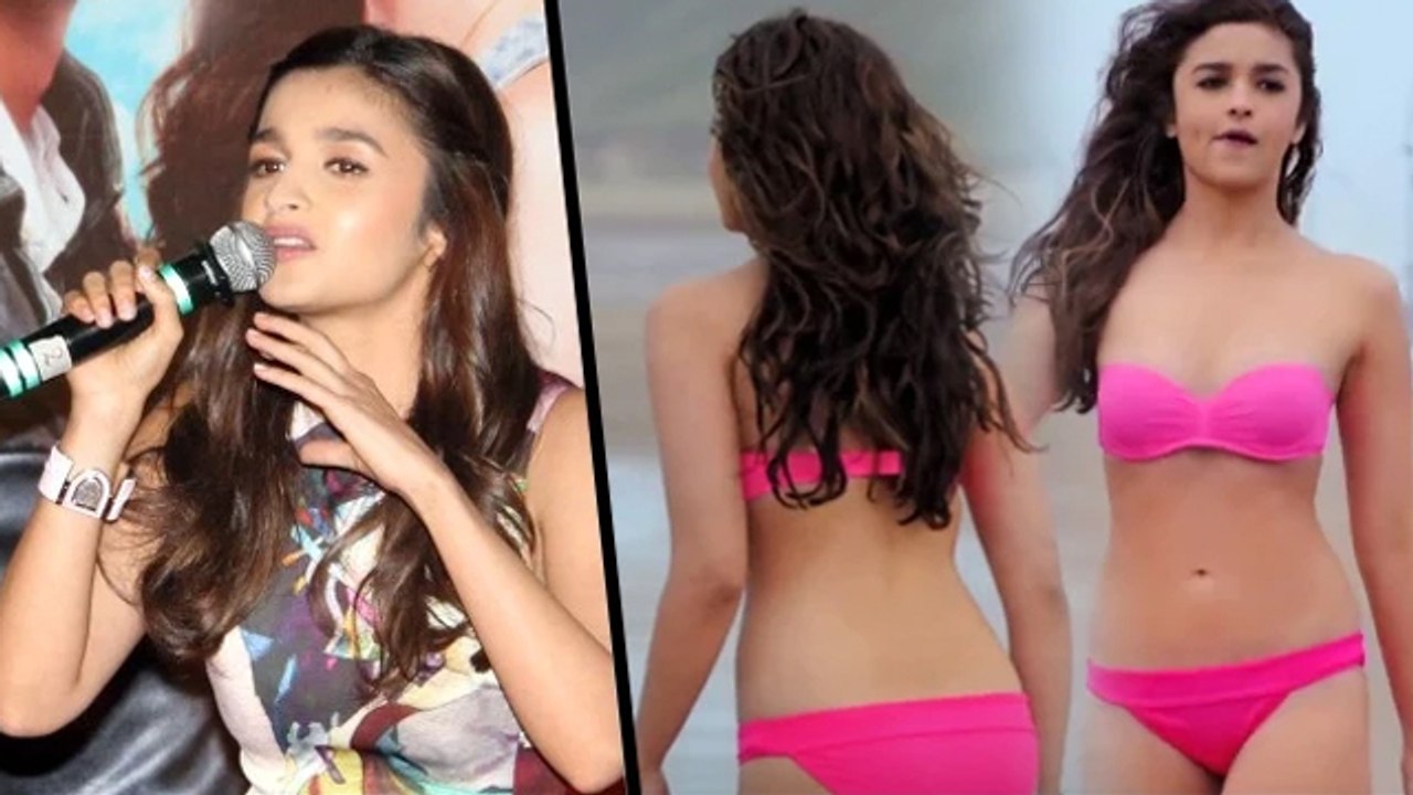Alia Bhatt Talks On BIKINI SHOT In Shaandaar