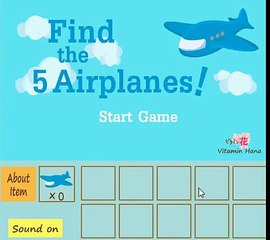 Find the 5 Airplanes!